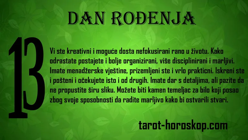 Dan rođenja 13