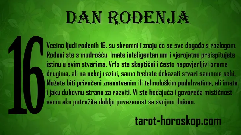 Dan rođenja 16