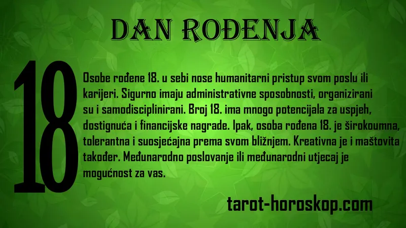 Dan rođenja 18
