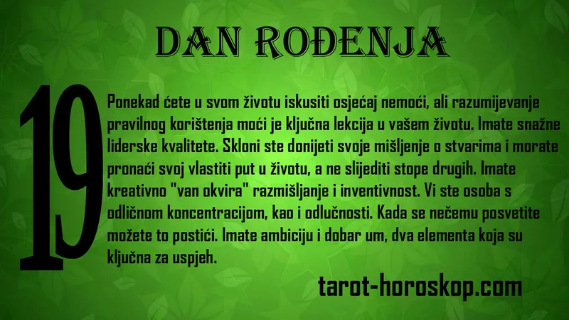 Dan rođenja 19