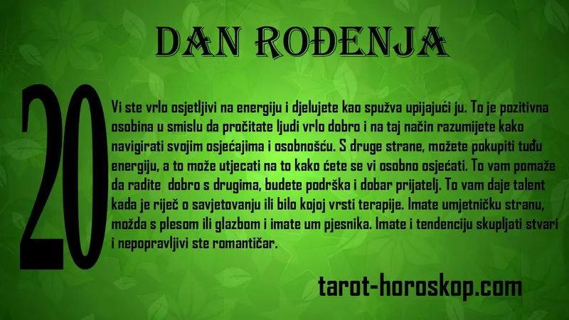 Dan rođenja 20
