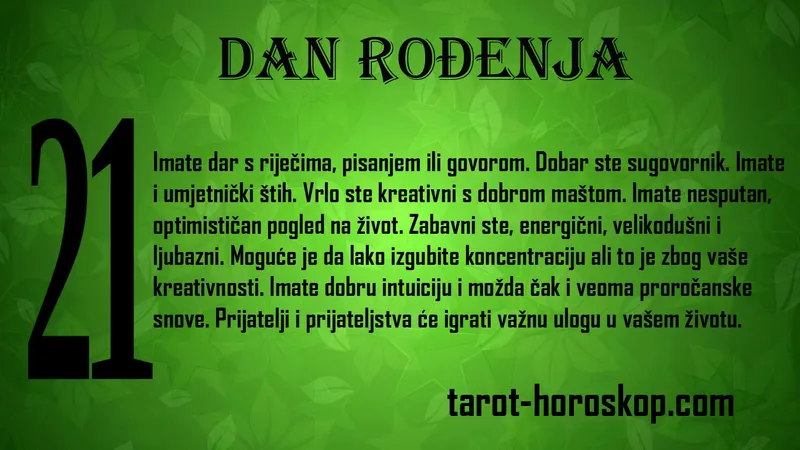 Dan rođenja 21