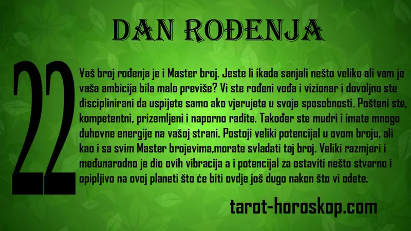 Master broj 22