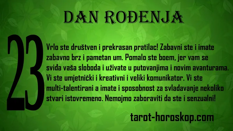 Dan rođenja 23