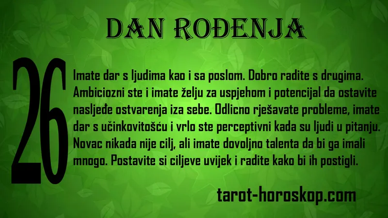Dan rođenja 26