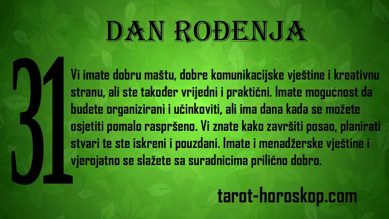 Dan rođenja 31