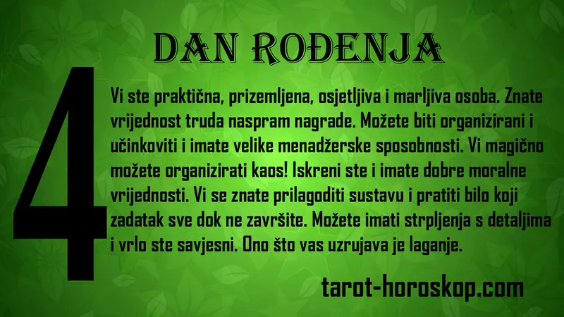 Broj životnog puta 4