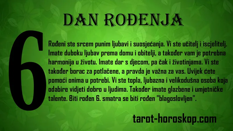 Broj životnog puta 6