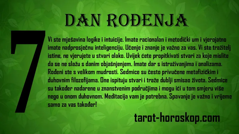 Broj životnog puta 7