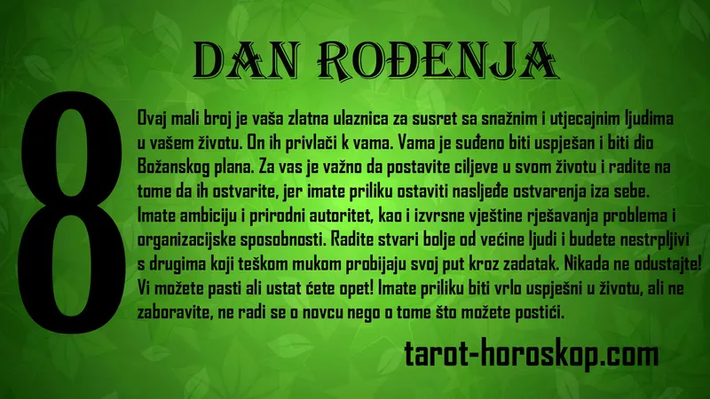 Broj životnog puta 8