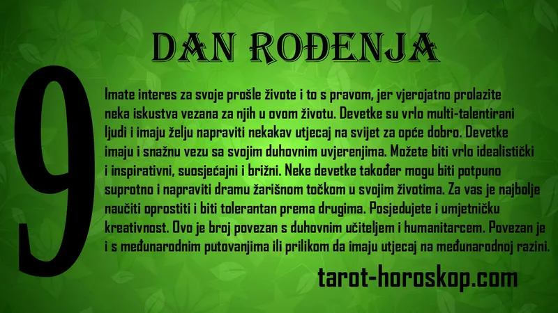 Broj životnog puta 9