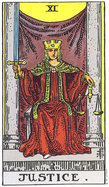 Tarot karta Pravda